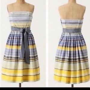Anthropologie Maeve Paraiso Striped Dress 8